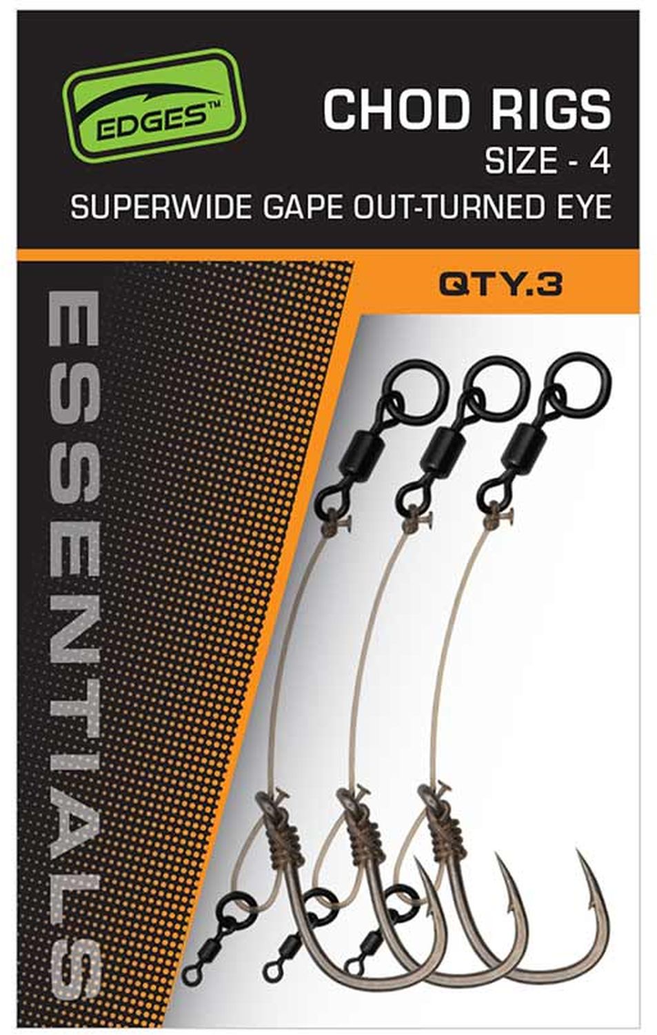 Carlige Legate Fox Edges SWGO Chod Rig 3buc/pac