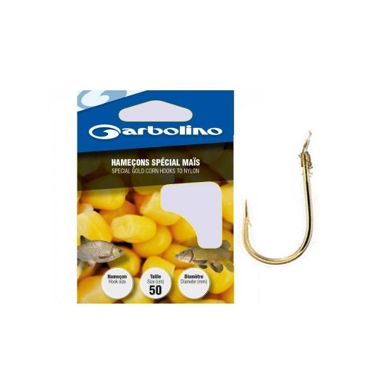 Carlige Legate Garbolino 50cm Fir Special Mais