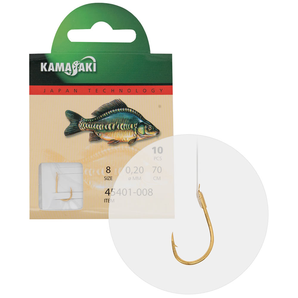 Carlige Legate KAMASAKI K807G Auriu 10buc/pac