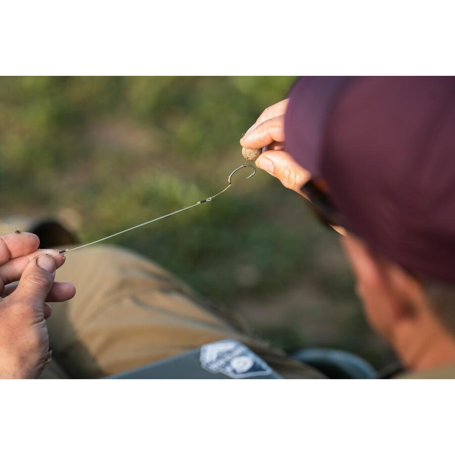 Carlige Legate KORDA Loop Rigs Klor, Barbless, Nr.2, 50lb, 3buc/pac