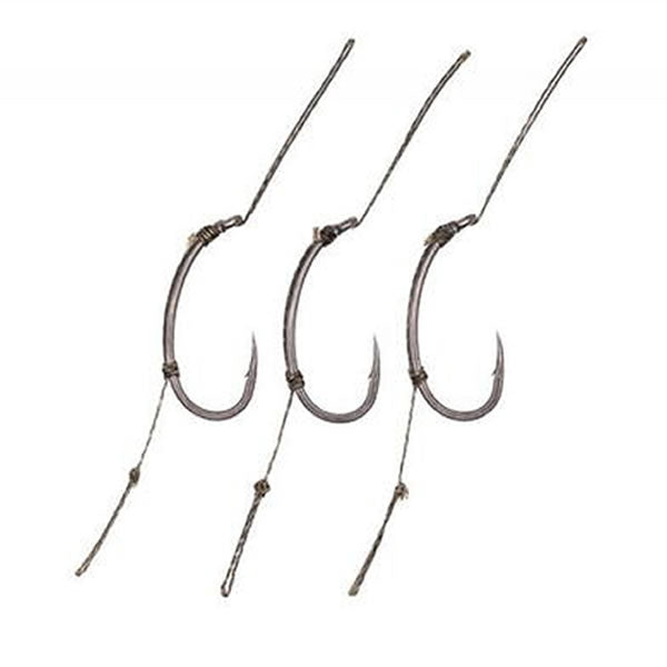 Carlige Legate KORDA Loop Rigs Klor, Nr.4, 30lbs, 3buc/pac