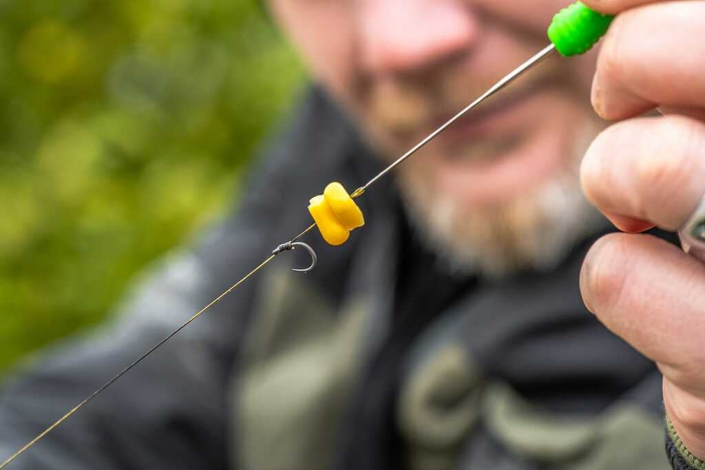 Carlige Legate KORUM Big Fish Braided Hair Rigs Barbless, 15cm, Nr.12, 8buc/pac