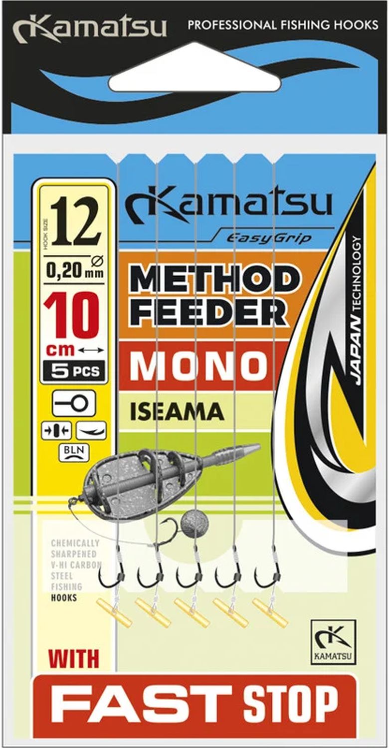 Carlige Legate Kamatsu Fast Stop Iseama Braid 10cm 5buc