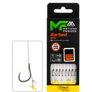 Carlige Legate MIKADO Method Feeder Rig MF14 With Push Stop, 10cm, Nr. 6, 8buc/pac