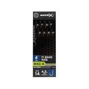 Carlige Legate Matrix MXC-6 Barbless  F1 Band Rigs Nr.18 10cm 8buc/plic