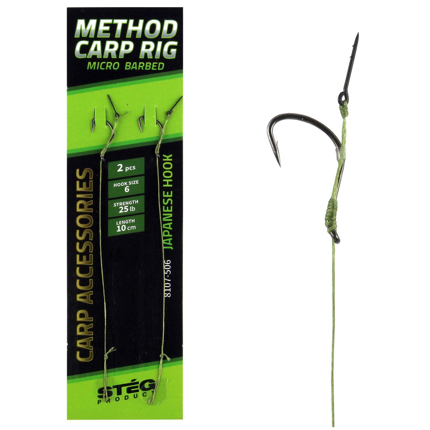 Carlige Legate Method Steg cu Spin 10cm 2buc/pac