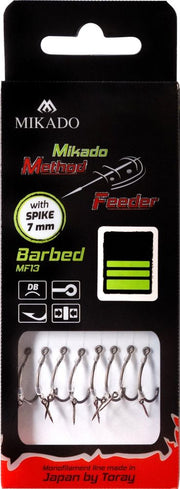 Carlige Legate Mikado Method Feeder Rig, 10cm, Nr.4, 0.28mm, 8buc/plic