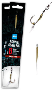 Carlige Legate Nash Ronnie Claw Rig Barbed 1buc