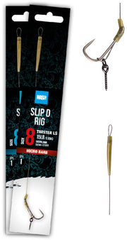 Carlige Legate Nash Slip D Rig Barbless 1buc