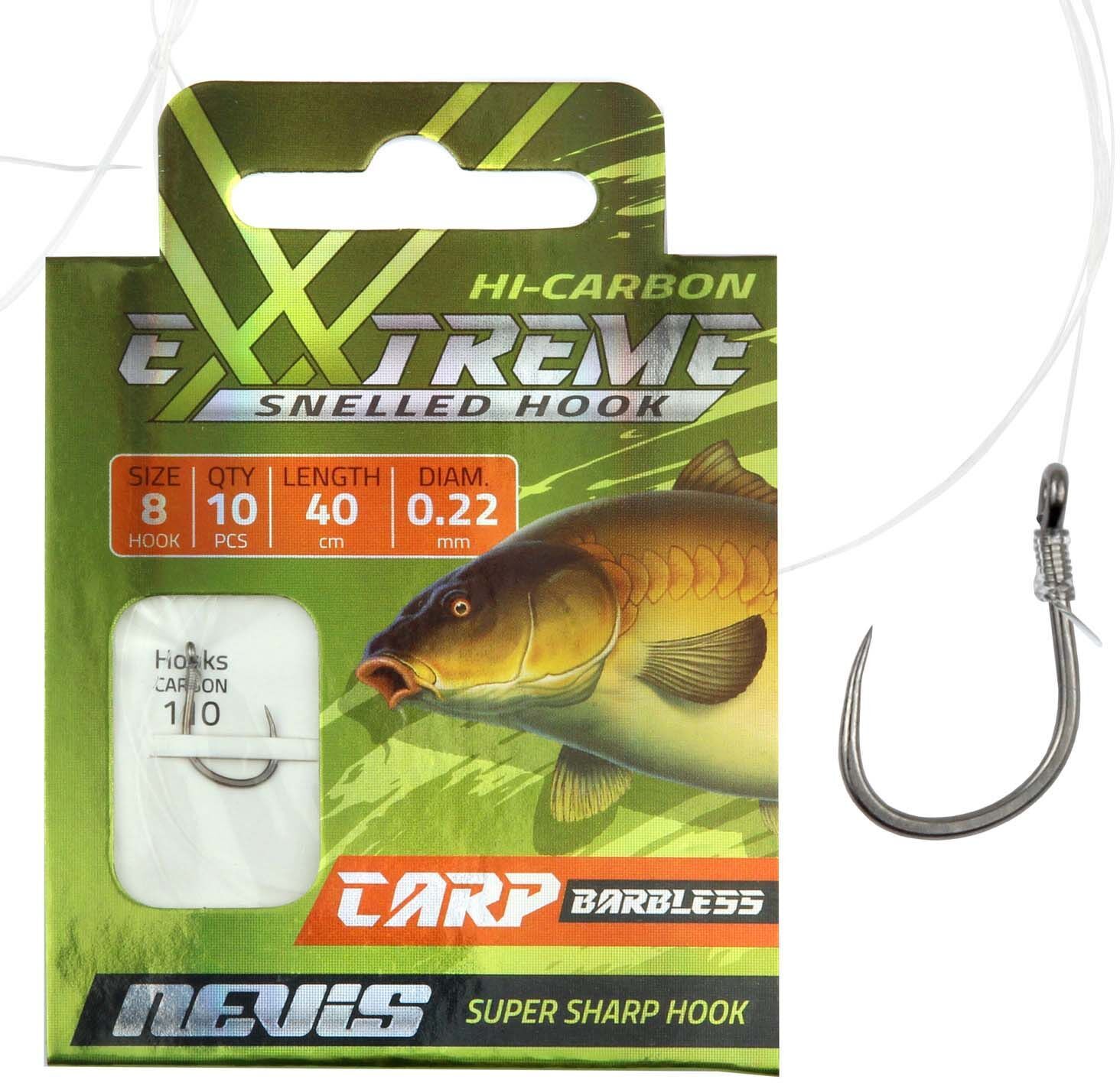 Carlige Legate Nevis Crap Barbless 40cm 10buc