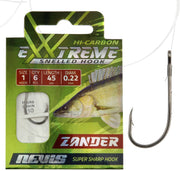 Carlige Legate Nevis Salau 0.22mm 45cm 6buc/pac