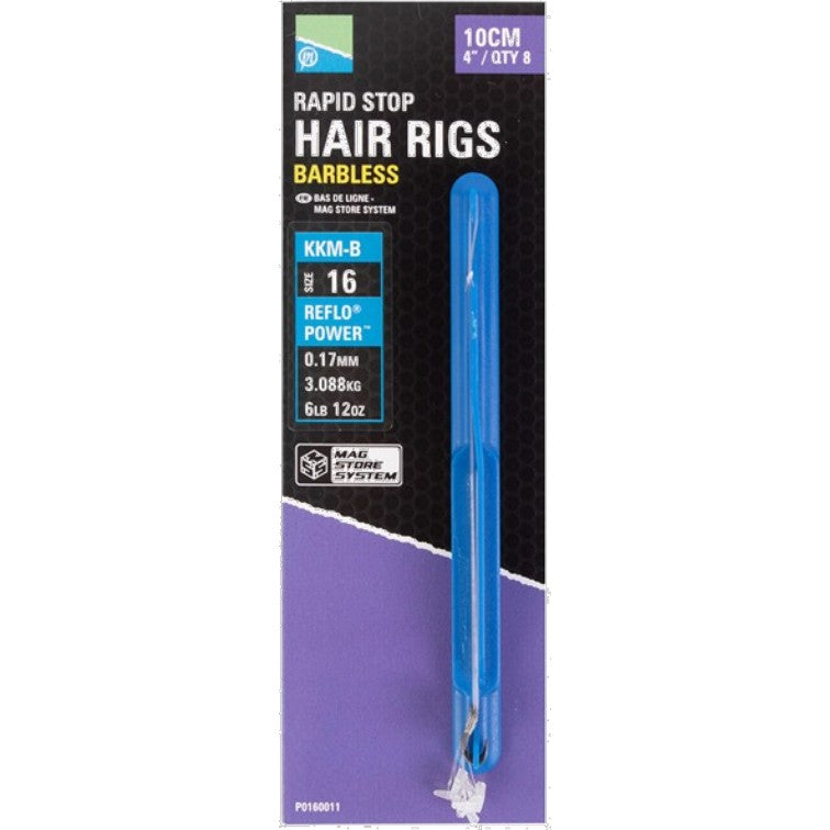 Carlige Legate PRESTON KKM-B Rapid Stop Hair Rigs 8buc