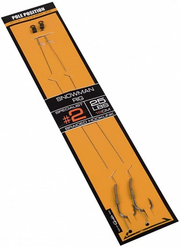Carlige Legate Pole Position Snowman Gamakatsu, 18cm, 25Lbs, Nr. 2, 2buc/pac