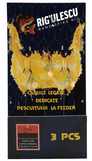 Carlige Legate RIGULESCU Cu Banda 7.5cm 3buc/pac
