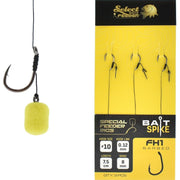 Carlige Legate SELECT BAITS FH1 Method Feeder Bait Sting Rig 8mm, Nr.12, 7.5cm, 3buc/pac