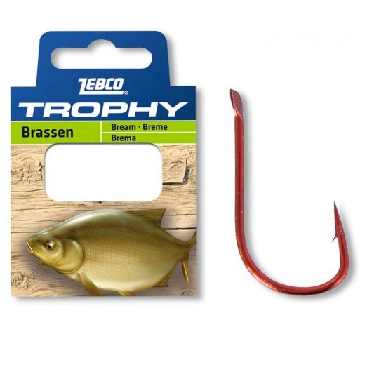 Carlige Legate Zebco No.10 70 cm 0.15 mm Trophy Bream