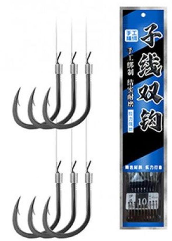 Carlige Legate Zheng Fishing Carp 70cm 0.18mm 10buc/pac