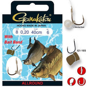 Carlige Legate cu Inel Gamakatsu Bait Band Rig Allround G1 6buc