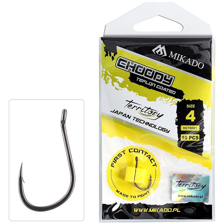 Carlige MIKADO Crap Territory Choody Teflon Coated 10buc/pac