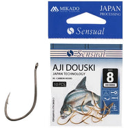 Carlige MIKADO Sensual Aji Douski W/Ring BN, Nr.14, 10buc/pac