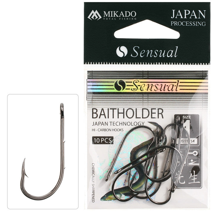 Carlige MIKADO Sensual Baitholder Bn, Nr.2, 10buc/pac