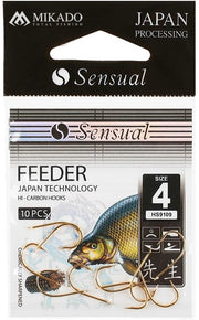 Carlige MIKADO Sensual Feeder 9109 Bn, Nr.14, 10buc/pac