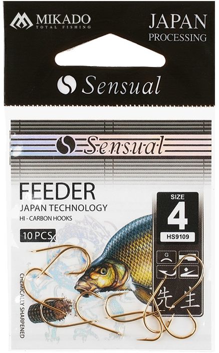 Carlige MIKADO Sensual Feeder 9109 Bn, Nr.14, 10buc/pac