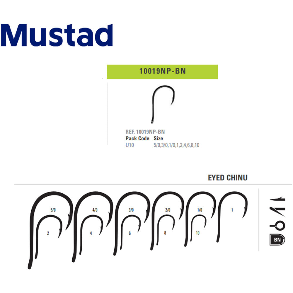 Carlige MUSTAD Chinu Ultrapoint Eyed 12buc/pac
