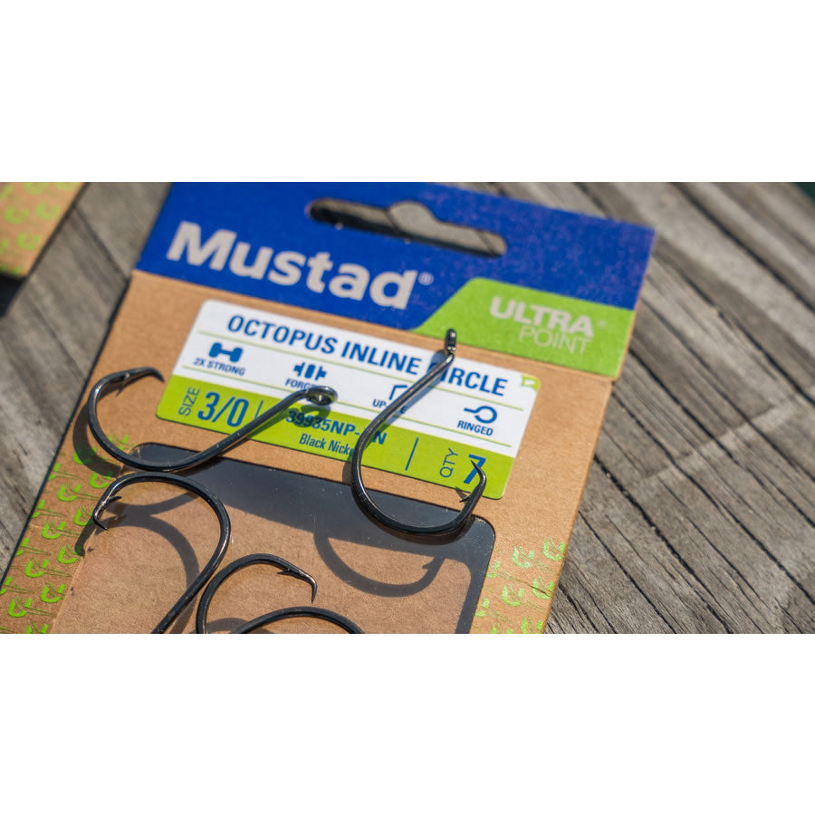 Carlige MUSTAD Octopus Wide Gap Inline Circle Hook 1X Strong 6buc/pac