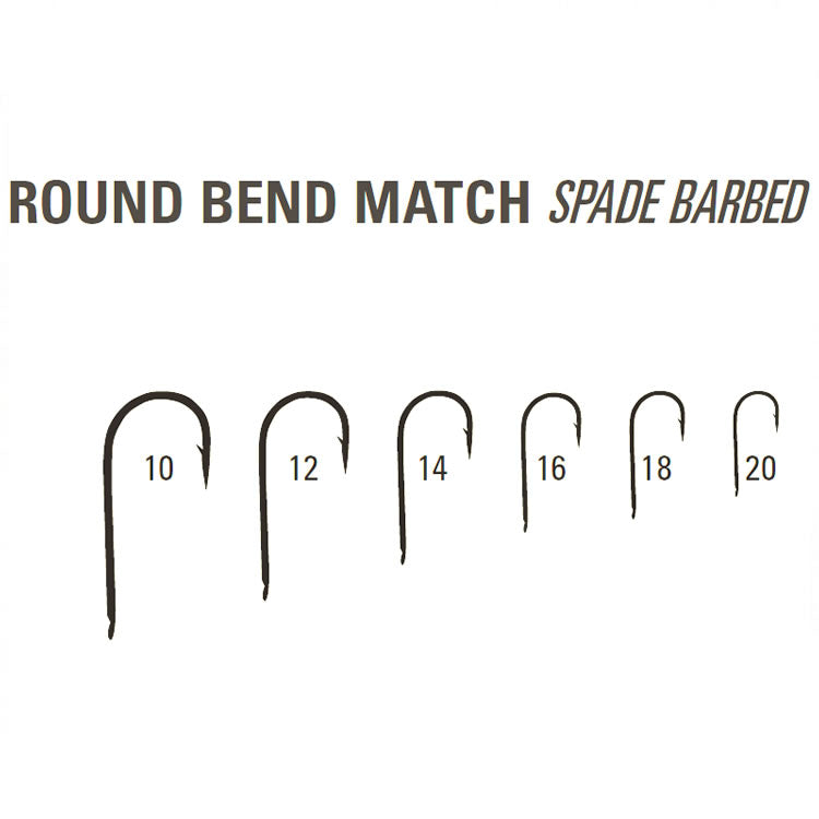 Carlige MUSTAD Round Bend Match MU09 Black Nickel 10buc/pac