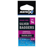 Carlige Matrix Silver Baggers Barbless 18