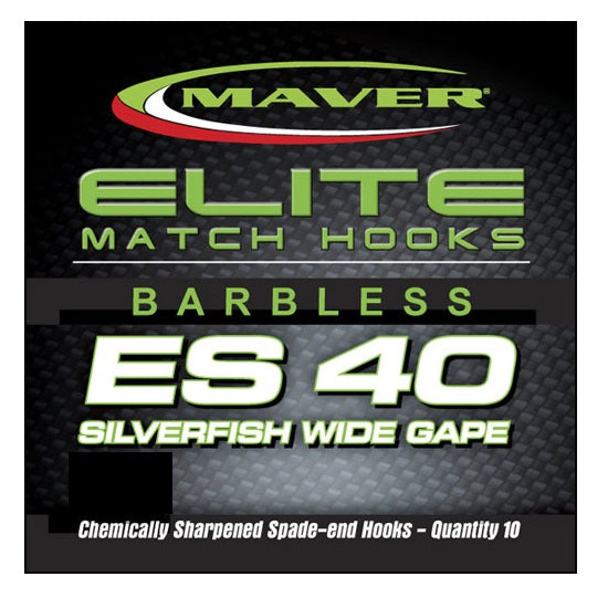 Carlige Maver Seria Elite ES40 Silverfish Wide Gape