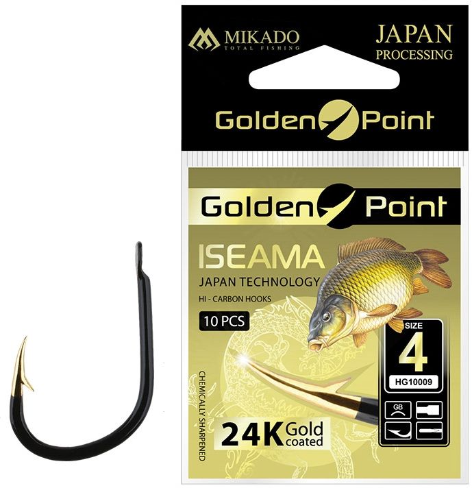 Carlige Mikado Golden Point Iseama GB 10buc/plic