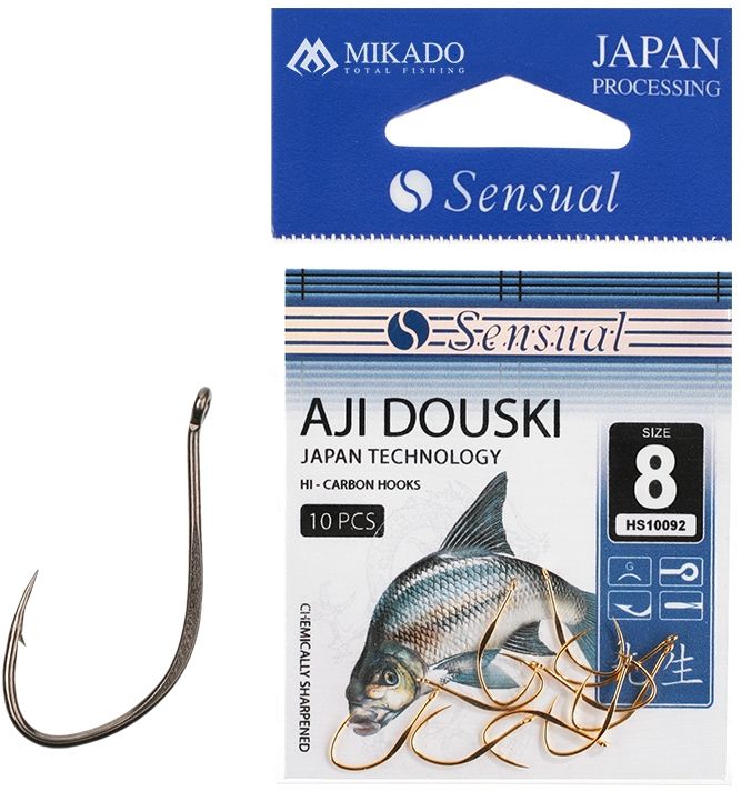 Carlige Mikado Sensual Aji Douski BN, Nr.8, 2buc/plic