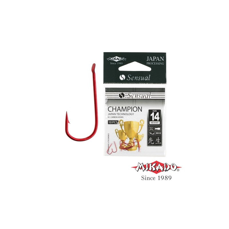 Carlige Mikado Sensual Champion Red 10buc/plic