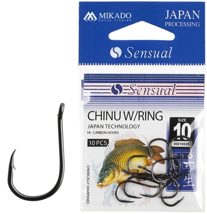 Carlige Mikado Sensual Chinu W/Ring Bn 10buc/plic