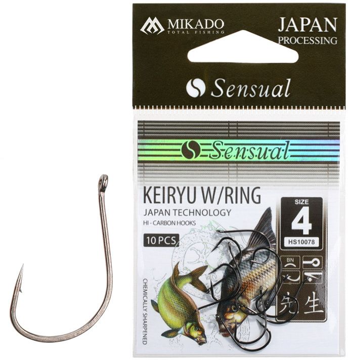 Carlige Mikado Sensual Keiryu W/Ring BN