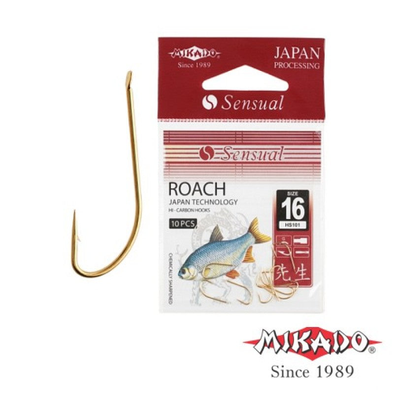 Carlige Mikado Sensual ROACH Nr.16 101 Gold 10buc/plic
