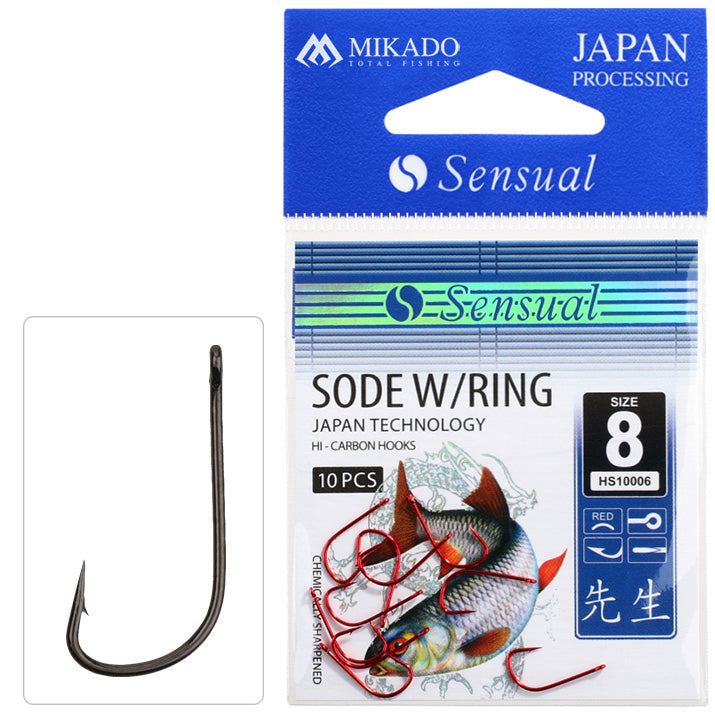 Carlige Mikado Sensual Sode Red 10buc/plic