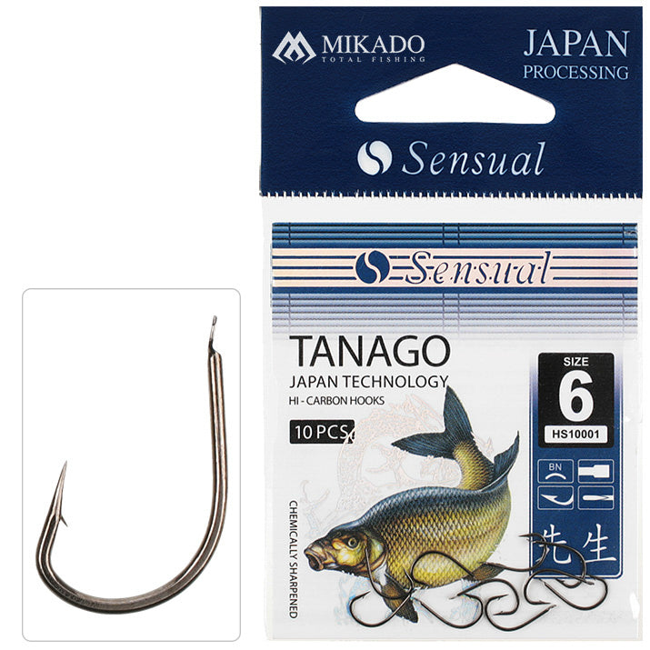 Carlige Mikado Sensual Tanago BN 10buc/plic