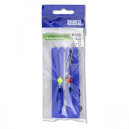 Carlige Montate Zebco No.1/0 Z-Sea Team Wishbone Rig