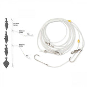 Carlige Montate Zebco No.4 Z-Sea Double Hook Flapper
