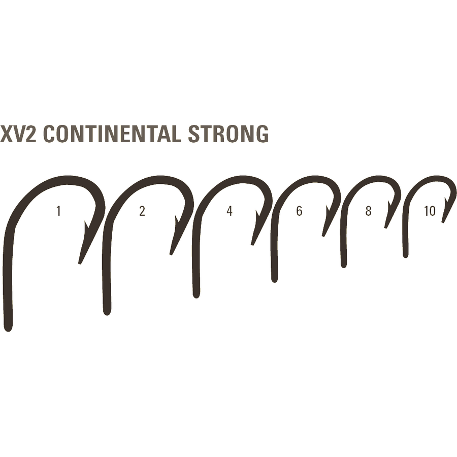 Carlige Mustad Crap XV2 Continental Ochet Black Nikel 10buc/pac