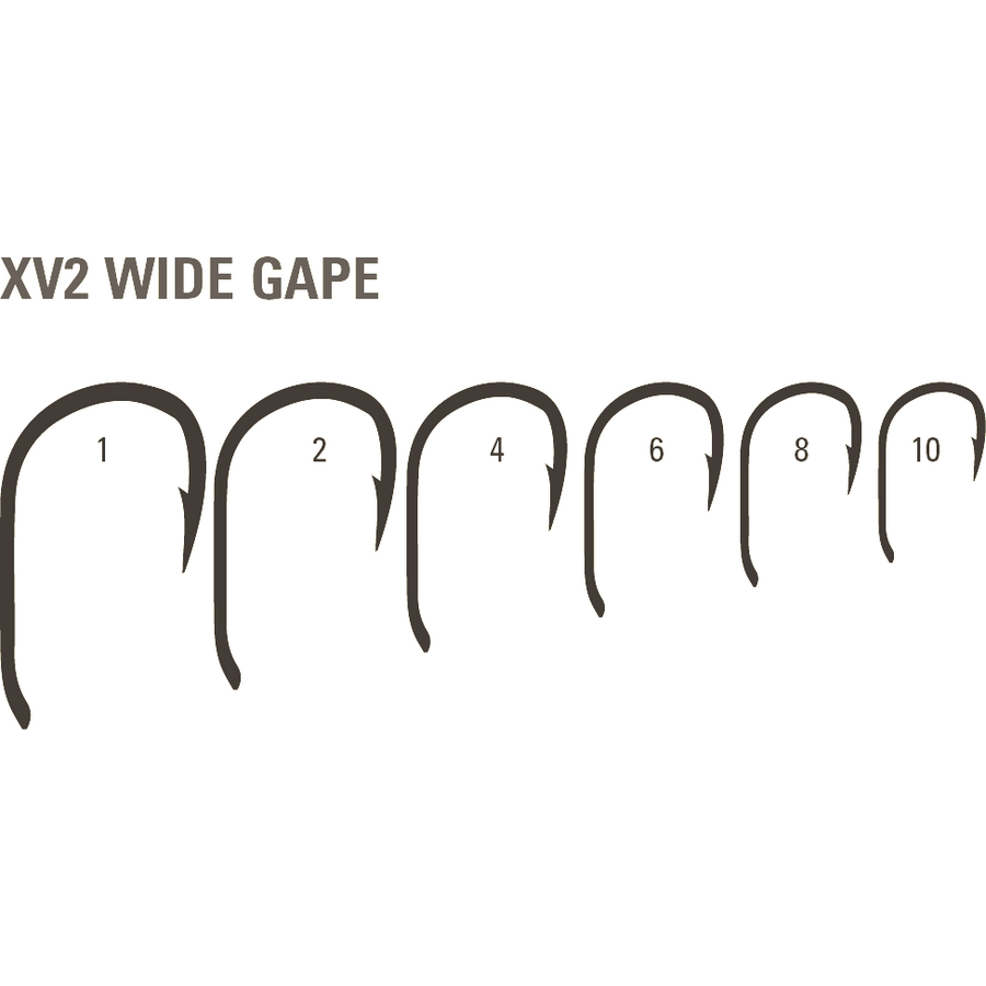Carlige Mustad Crap XV2 Wide Gape Ochet Black Nikel 10buc/pac