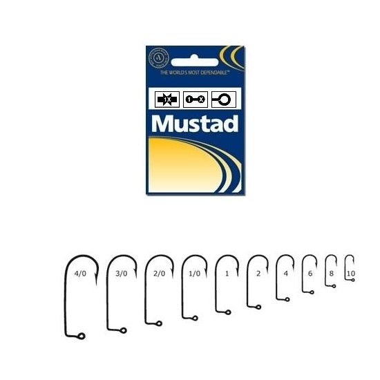 Carlige Mustad M32629 BLN pentru Jig/Twister 100buc/plic