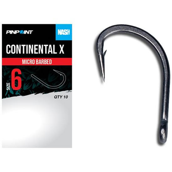 Carlige NASH Continental X Size 2, 10buc/pac