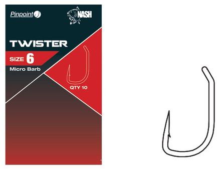Carlige NASH Twister Barbless, Size 5, 10buc/pac