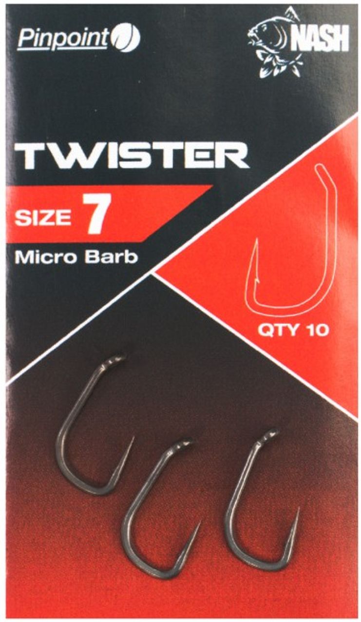 Carlige NASH Twister Original Micro Barb, Size 2, 20buc/pac