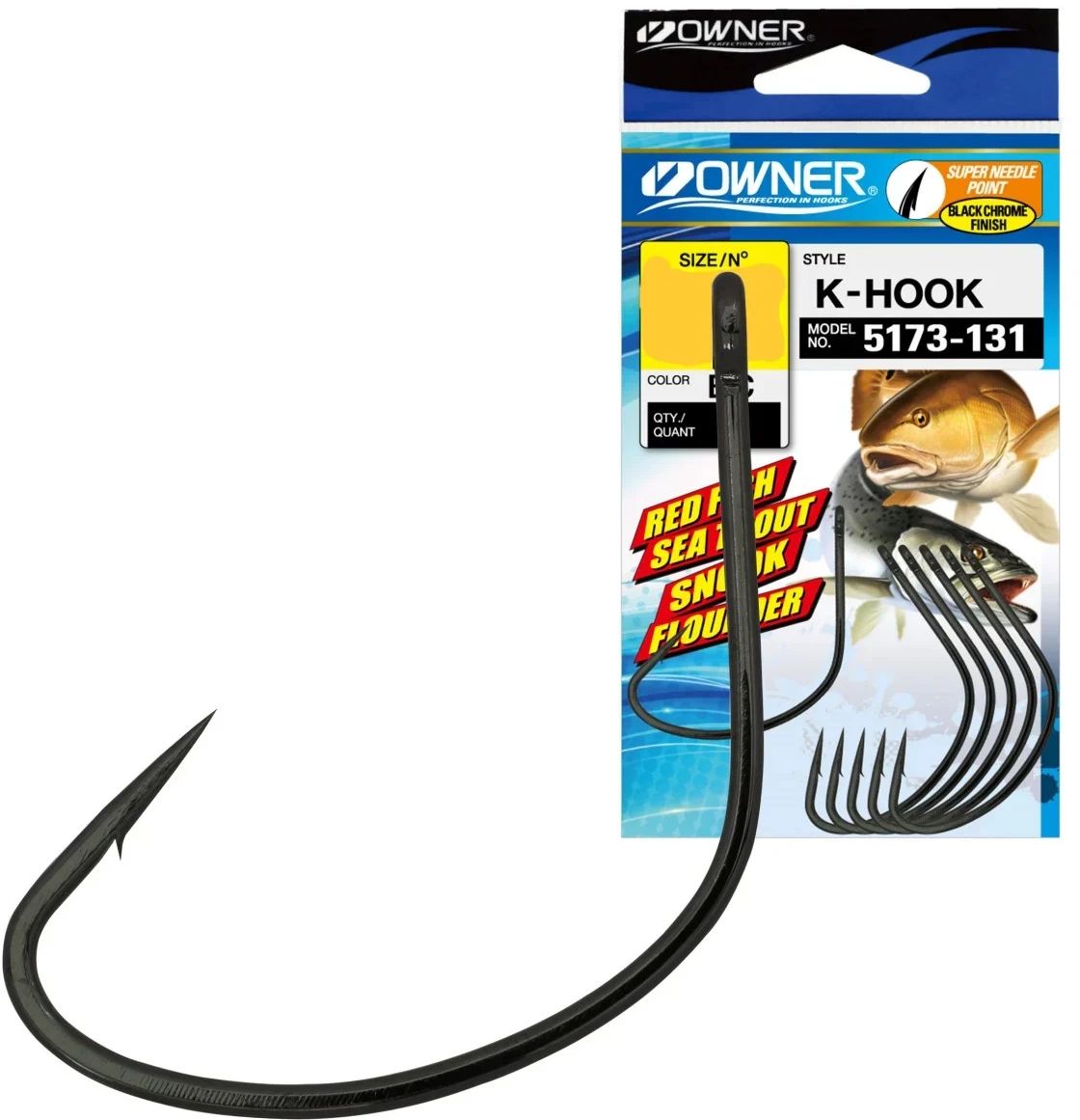Carlige OWNER 5173 K-Hook, No.5/0, 5buc/pac