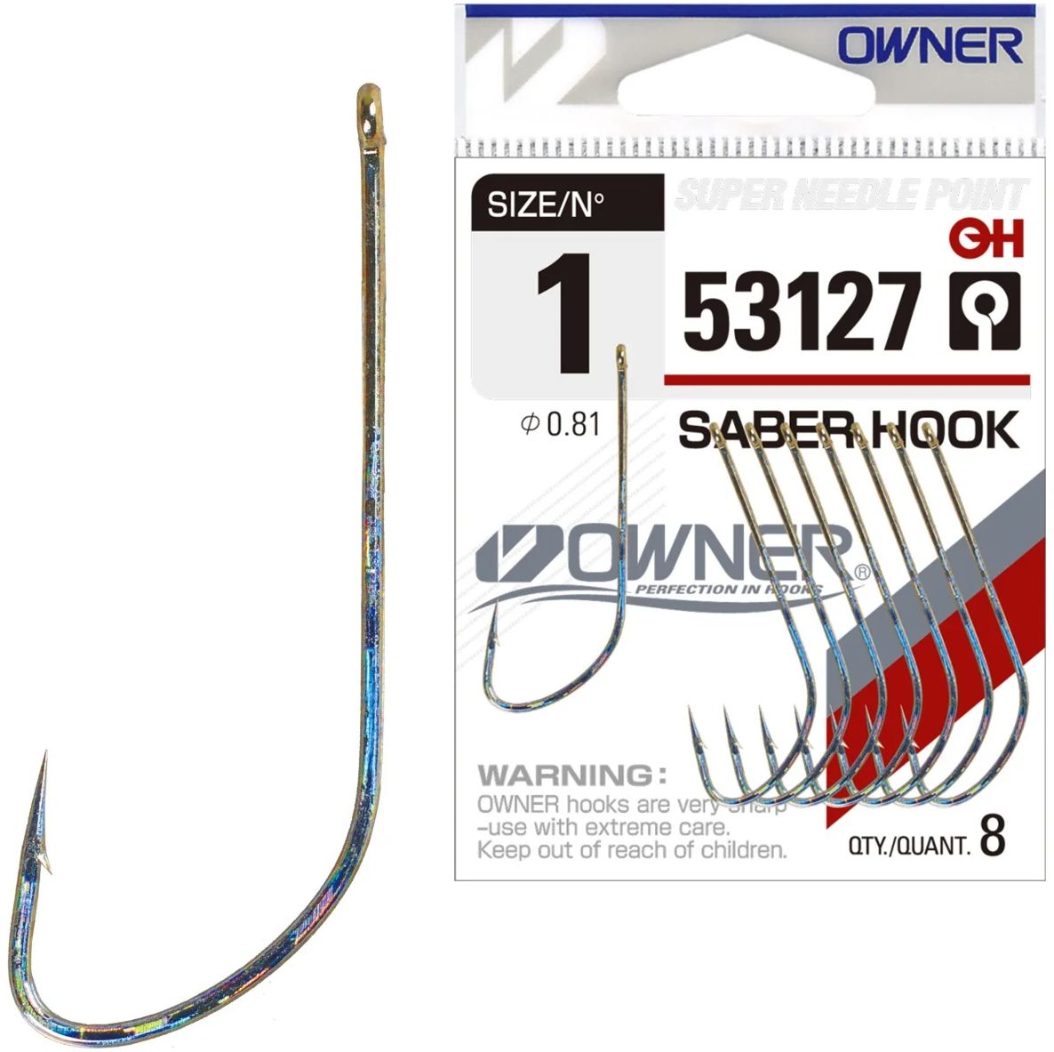 Carlige OWNER 53127 Saber Hook Hologram